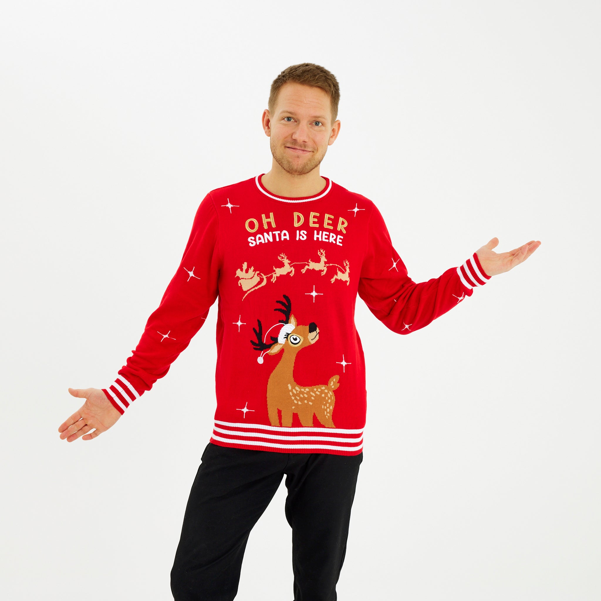 Oh Deer Sweater - Herr.